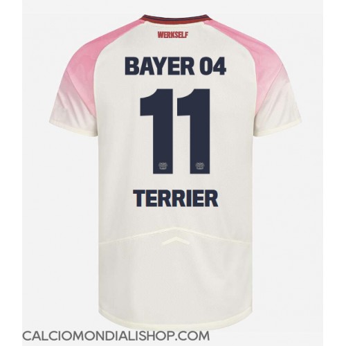 Maglie da calcio Bayer Leverkusen Martin Terrier #11 Seconda Maglia 2025-26 Manica Corta
